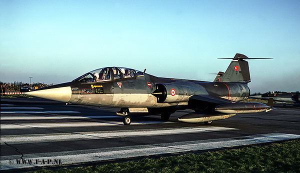 Lockheed   TF-104-G Starfighter  D-5813  of 322-Sqn At Leeuwarden. Vertrek F-104 van Leeuwarden 15  December 198