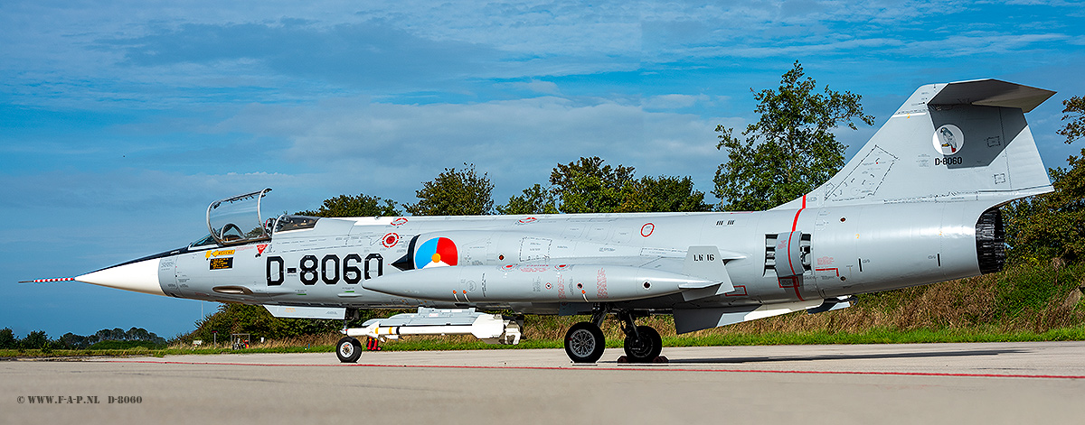 F-104G   seen here as D-8060 ex 24+46  c/n-683D-8190   Leeuwarden  14-09-2023