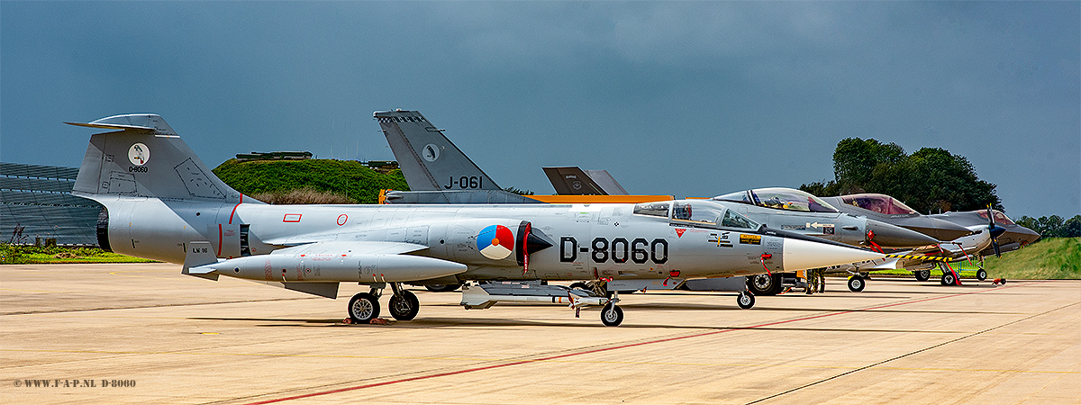 F-104G   seen here as D-8060 ex 24+46  c/n-683D-8190   Leeuwarden 22-09-2023