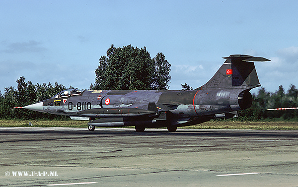 Fokker F-104 G Starfighter  D-8110  of 322-323.Sqd Day of Departing to Turk AF  25-08-1980