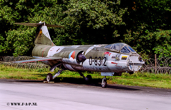 F-104G  Starfighter  D-8312  ex 312-Sqd.  Volkel   2002