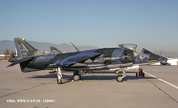 British Aerospace/ McDonnell Douglas Harrier AV-8A 158695  WF-02 VMA-513  US Marines Davies Monthan 