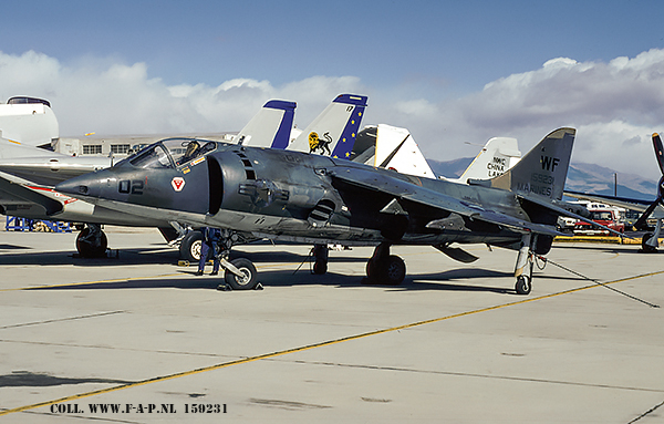 Hawker Siddeley AV-8A Harrier,   159231   VMA-513  WF-02  US-Marines