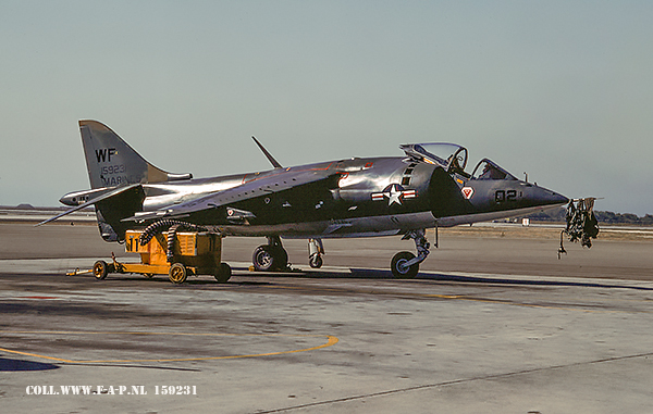 Hawker Siddeley AV-8A Harrier  159231  WF  NAS-Lemoore  US Marines