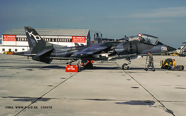 Hawker Siddeley TAV-8A Harrier,   159378    VMA-203  US-Marines