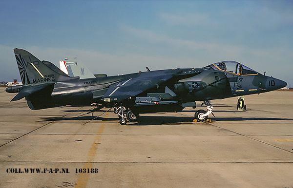 McDonnell Douglas AV-8B Harrier   163188  WP-10 VMA-223  US-Marine Corps