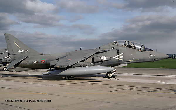 McDonnell Douglas TAV-8B Harrier, MM55032 T-19   1-O1   Italian Navy