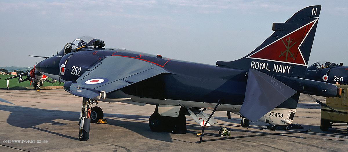  British Aerospace Sea Harrier FRS1 xz-459 code 256 c/n-41H/912013 Royal Navy