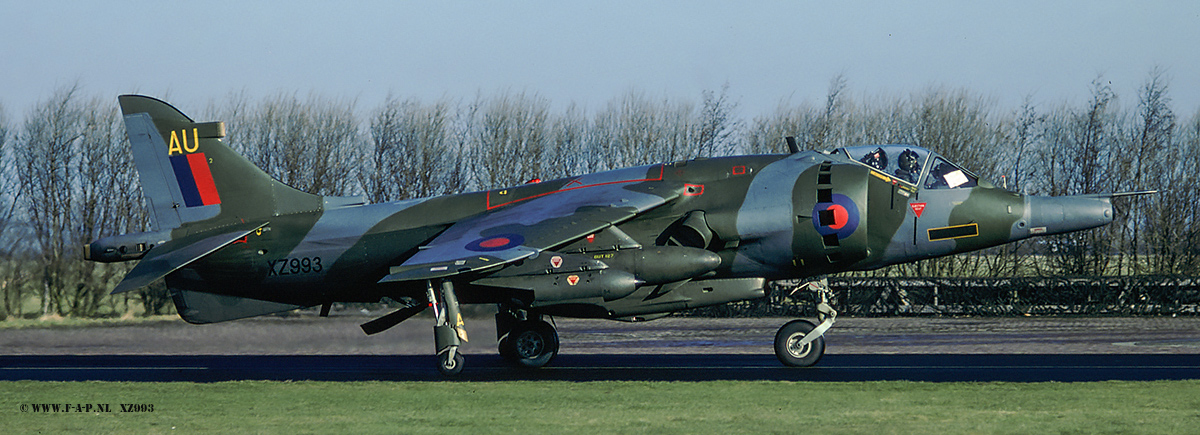  Hawker Siddeley Harrier GR.3  XZ993  c/n- 712216   Leeuwarden