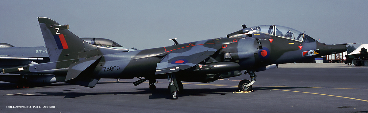 Hawker Siddeley Harrier T4 ZB 600   c/n-212032  233-OCU  Royal Air Force