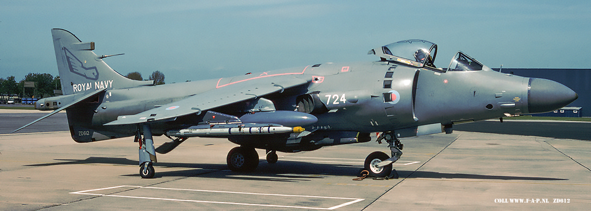 British Aerospace Sea Harrier FA2  ZD612 724  c/n-912051/B45/P7  899-Sqn  Royal Navy