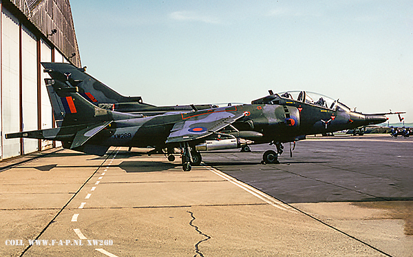 Hawker Siddeley Harrier T4  XW269  c/n-41H/212008 SAOEU Royal Air Force  Boscombe Down 13/06/1992 