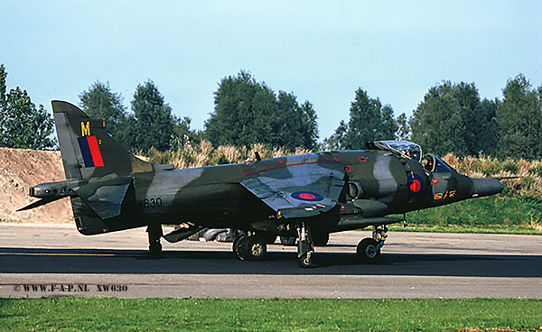 Hawker Siddeley Harrier GR3   XW630   4-Sqd  AT Leeuwarden