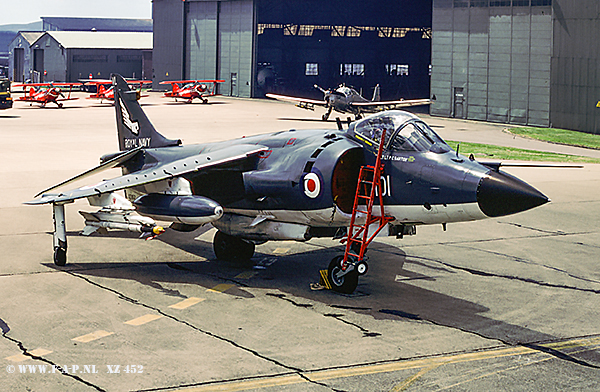 British Aerospace Sea Harrier FRS1   XZ452    899 Naval Air Squadron Royal Navy