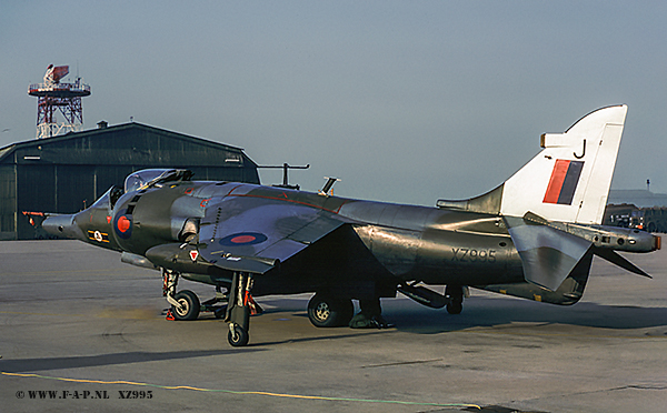 Hawker Siddeley Harrier GR3  XZ995  c/n712218   3-Sqd