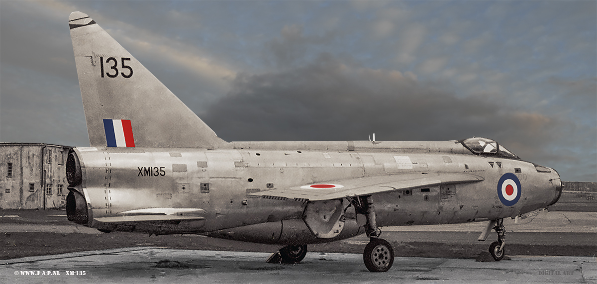 English Electric  Lightning F-1  XM135 Duxfort