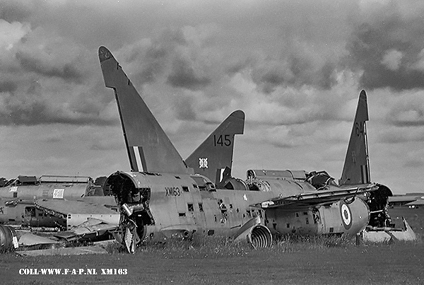 Lightning F-1 XM-163  Scrapyard at Leconfield 19-091974