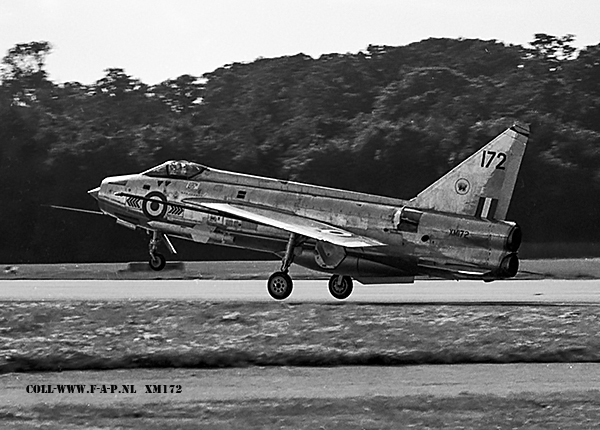 English Electric  Lightning  XM-172   65-Sqd 226-OCU  At wattisham