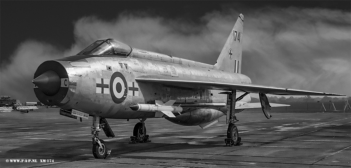 English Electric Lightning  F-1A   XM-174  of 145-sqd 226-OCU, At Coningsby