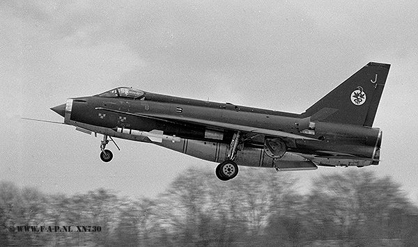 English Electric Lightning F-2A XN730 cn-95107  Guttersloch