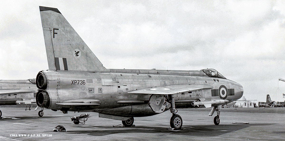 English Electric Lightning  F-3    XP736  of 23-Sqd