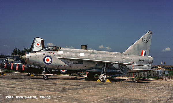 English Electric  Lightning F-1  XM135 Duxfort