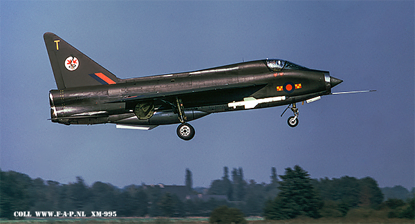 English Electric Lightning T-4  the XM-995  of 92-Sqd.