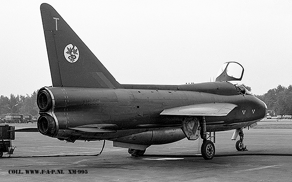 English Electric Lightning T-4  the XM-995  of 92-Sqd.  