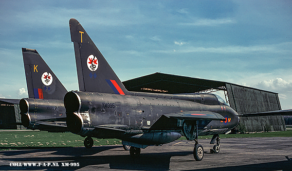 English Electric Lightning T-4  the XM-995  of 92-Sqd.