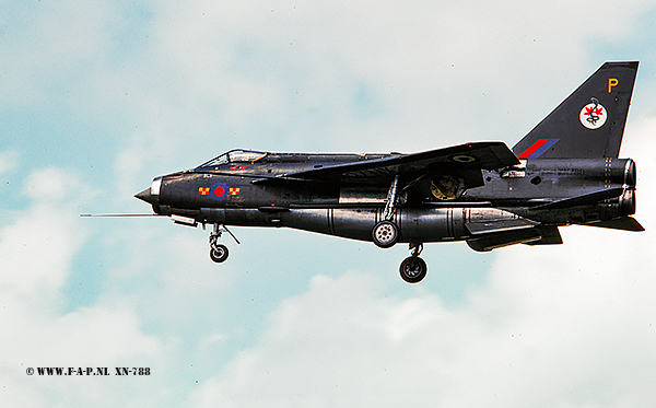 English Electric Lightning F-2A XN-788   92-Sqd  Leeuwarden