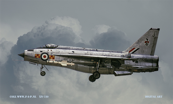 English Electric Lightning F-2A XN-730  92-Sqd