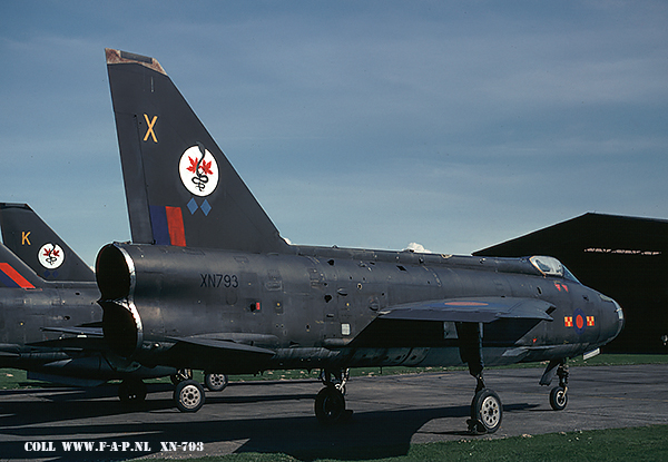 English Electric Lightning F-2A XN-793   92-Sqd  Bruggen