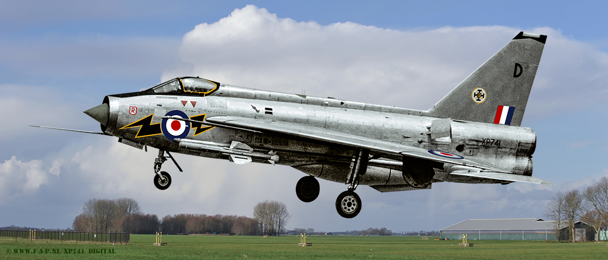 English Electric  Lightning F-3  XP741  111-Sqd  Digital