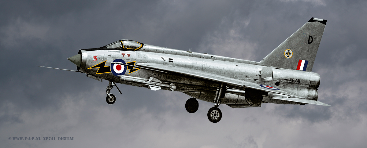 English Electric  Lightning F-3  XP741  111-Sqd  Digital