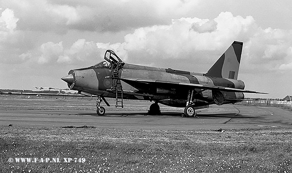 Lightning F-3   XP-749    Binbrook  26-08-1978