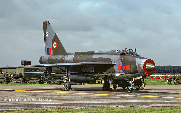 English Electric  Lightning   F-3   XP-753  LTF   Binbrook  26-08-1978