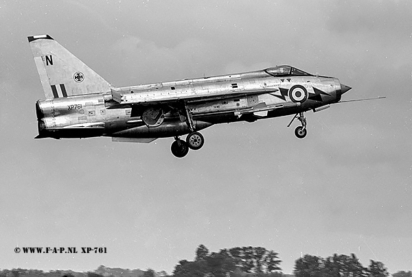 Lightning F-3   XP-761  Leeuwarden  16-08-1972