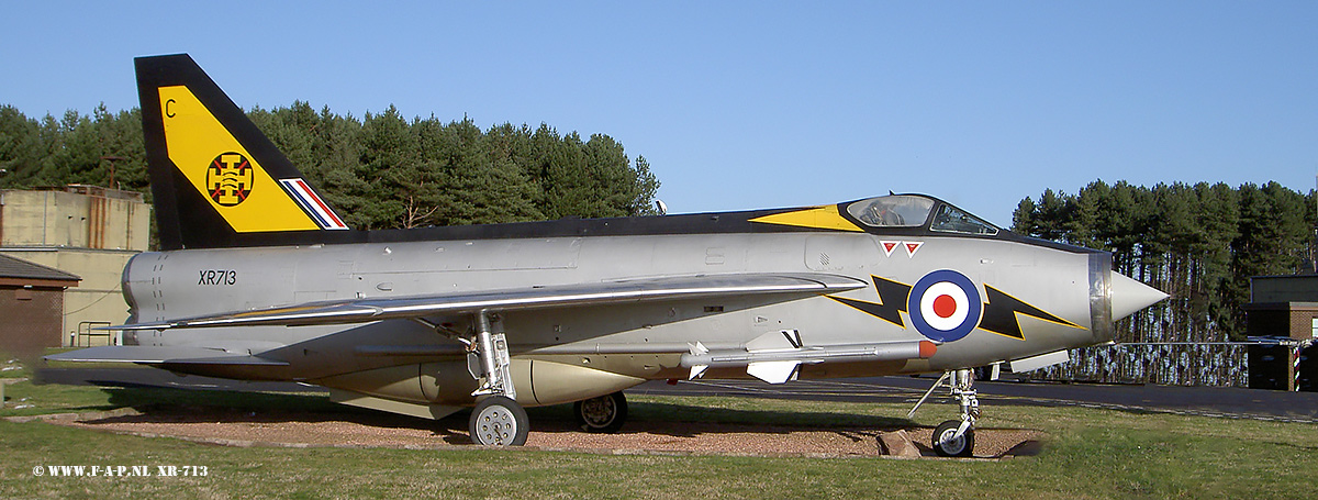 English Electric  Lightning F-3   XR713  111-Sqd  02-07-2007