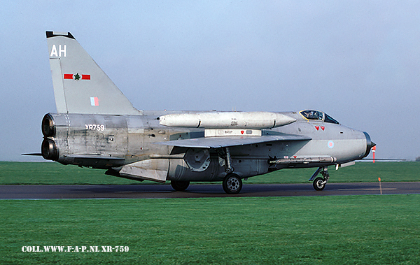 English Electric  Lightning F-6  XR-759  Binbrook