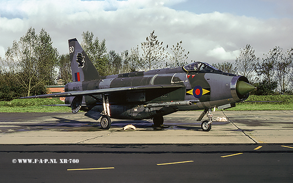 English Electric  Lightning F-6  XR-760    Leeuwarden