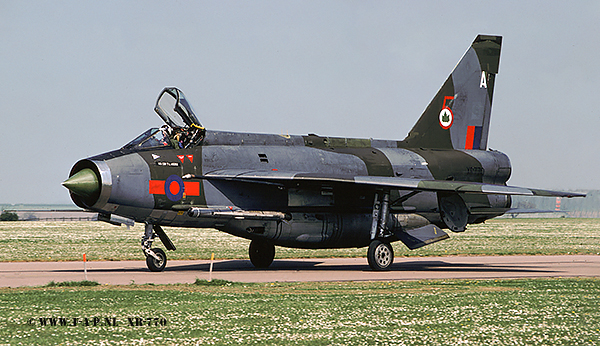 English Electric  Lightning F-6  XR-770    Binbrook