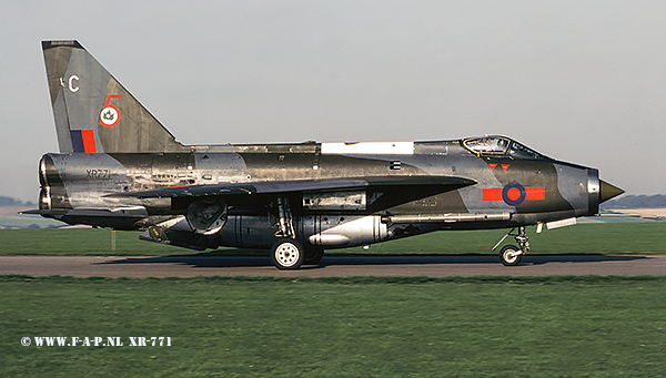 English Electric  Lightning F-6  XR-770    Binbrook