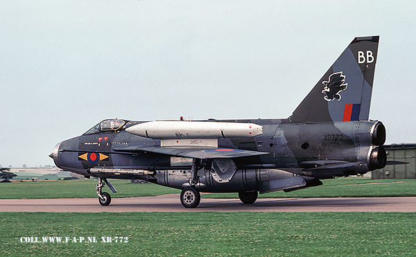 English Electric  Lightning F-6  XR-772      Binbrook