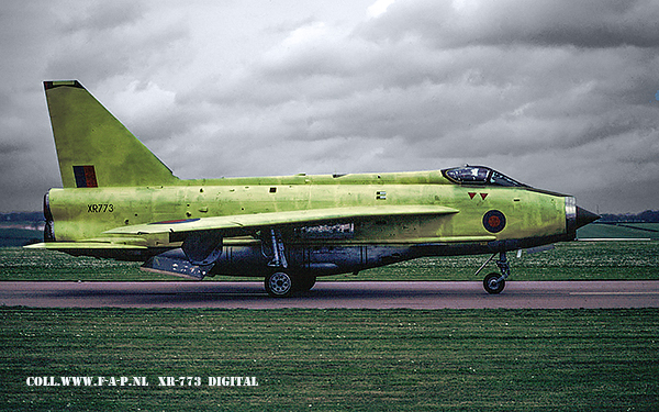 English Electric  Lightning F-6  XR-773      Binbrook