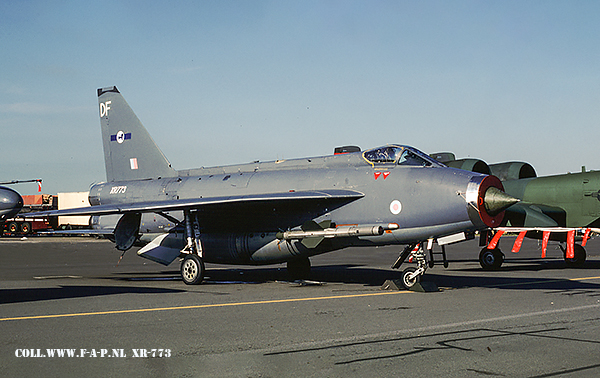 English Electric  Lightning F-6  XR-773      Binbrook