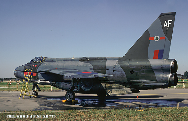 English Electric  Lightning F-6  XR-773      Binbrook