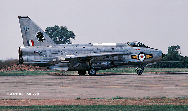 English Electric  Lightning F-6  XR-773      Binbrook