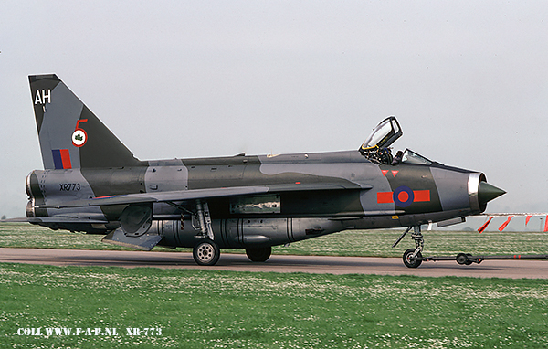 English Electric  Lightning F-6  XR-773      Binbrook