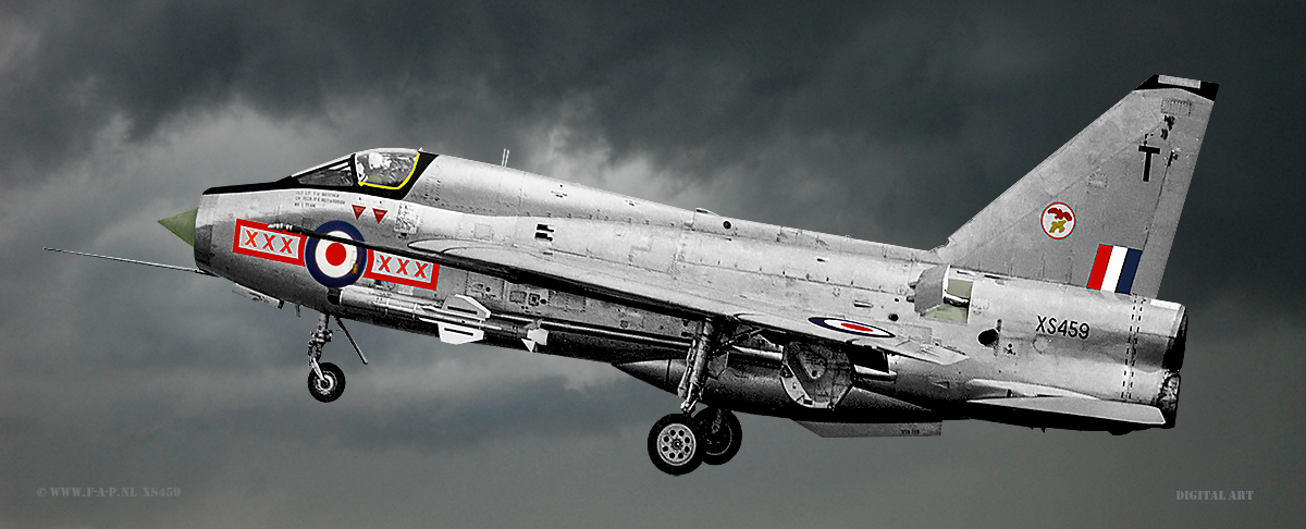 English Electric  Lightning T-5    XS459     29-Sqd   Leeuwarden  digital