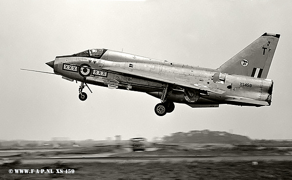 English Electric  Lightning T-5    XS459     29-Sqd   Leeuwarden